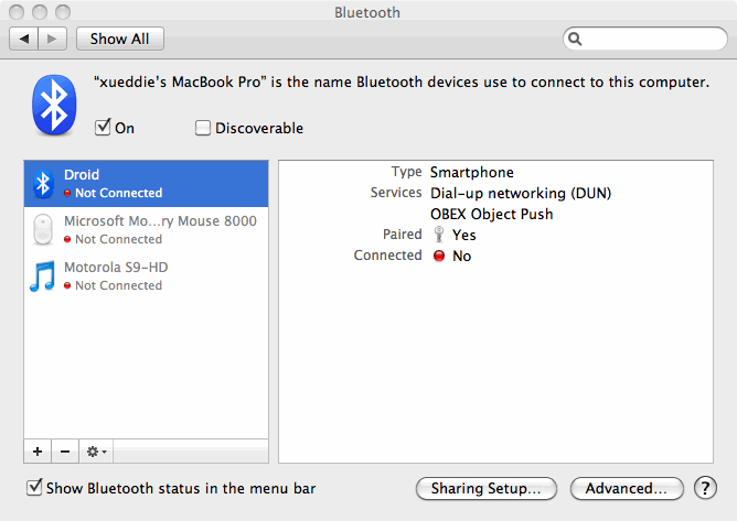 Motorola networking interface driver